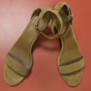 Tory Burch Tan Suede Sandals